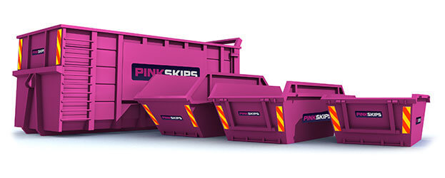 Pink Skips range of skips
